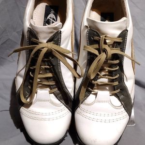 Hippopotamus men's white leather sneakers